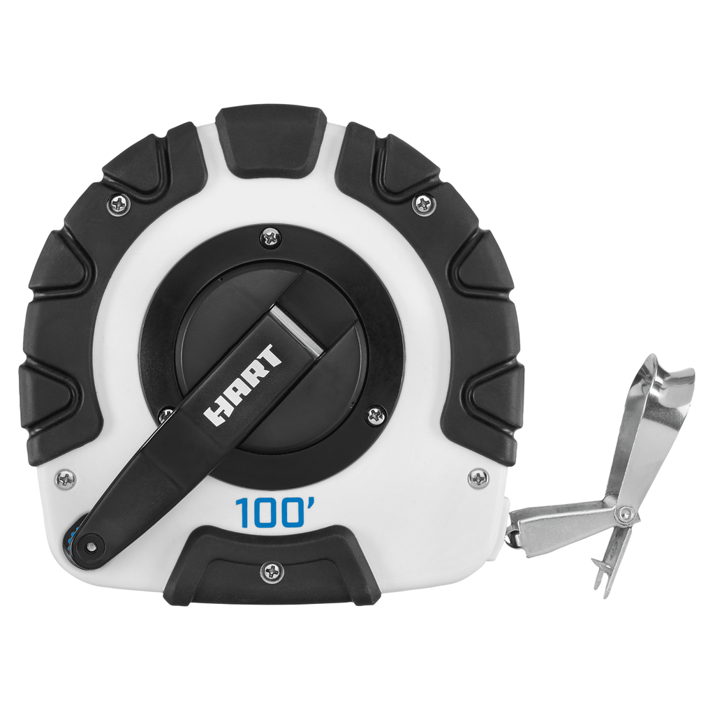100-Foot Steel Blade Closed Reel Long Tape Measure