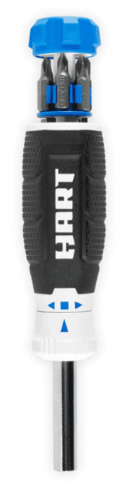 13-Piece Ratcheting Screwdriver, In-Handle Storage