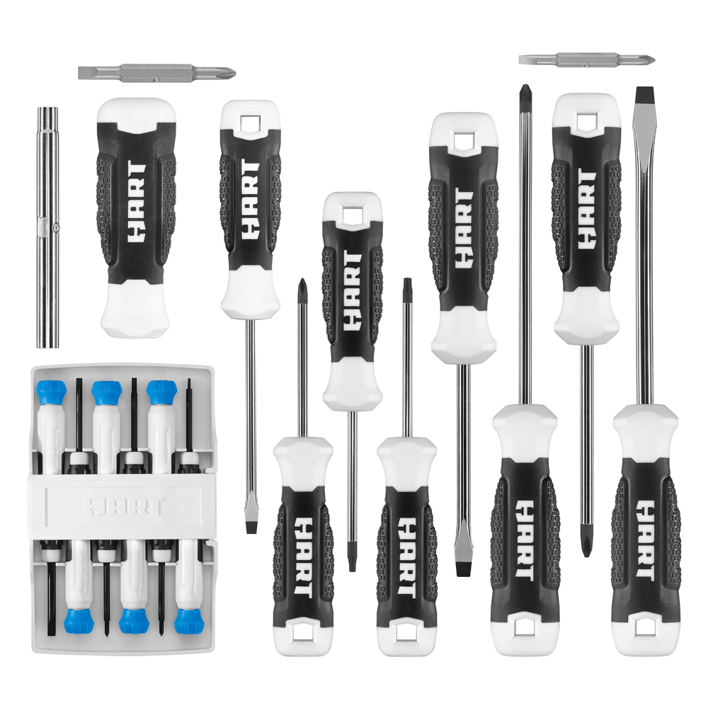 20-Piece Magnetic Screwdriver Set with Comfort Grip