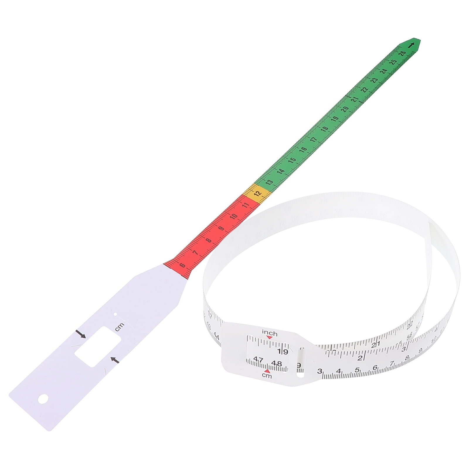 Minkissy Body Measuring Tape Portable Arm Circumference Measurement Assorted Color 1 Set