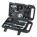 40-Piece Seafoam Household Tool Kit for Basic Repairs and Projects