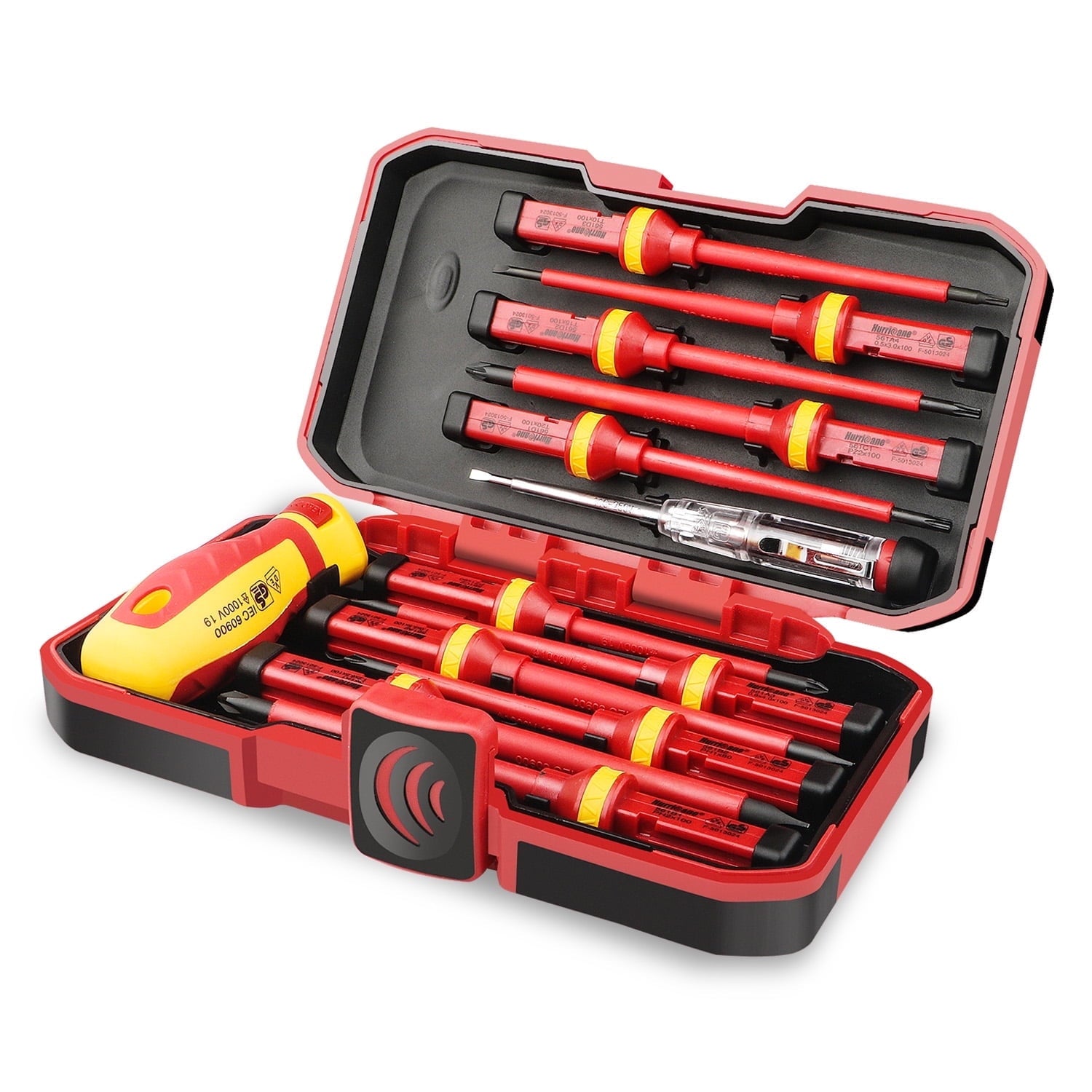 Professional Insulated, Magnetic Screwdriver Set with 13 Pieces