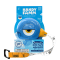 Handy Famm Retractable Mini 8ft Bird Tape Measure STEM Toy, Blue