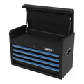 26-Inch 4-Drawer Heavy-Duty Steel Tool Chest, Locking Garage Storage Organizer