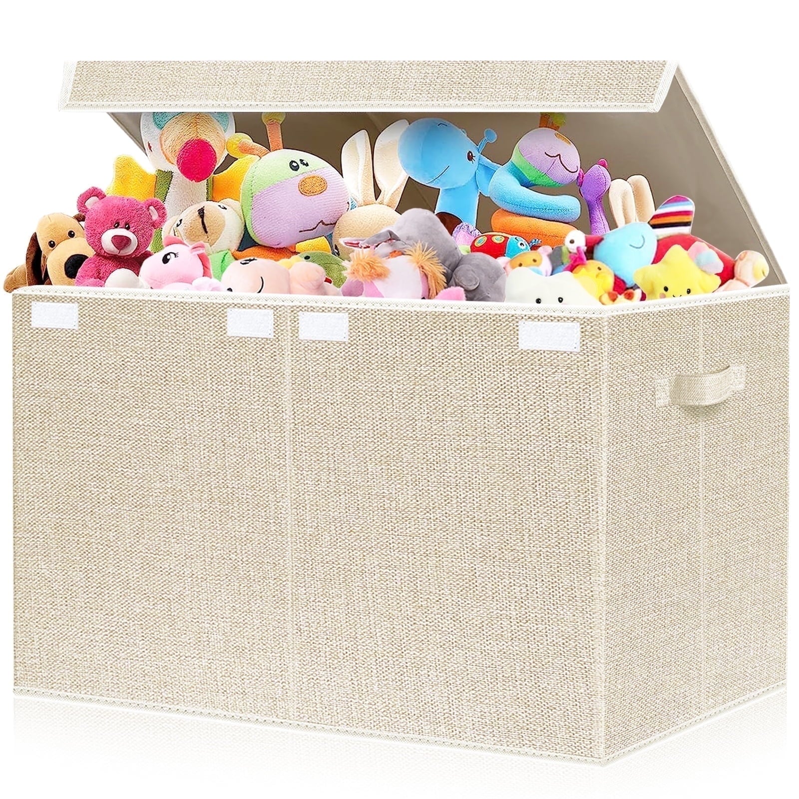 Large Toy Box for Girls,Toy Chest for Kids -Collapsible Toy Storage Organizer with Lid Toy Bin Storage Organizer for Nursery, Playroom, Bedroom , Closet, Living Room, Kindergarten (Pink)