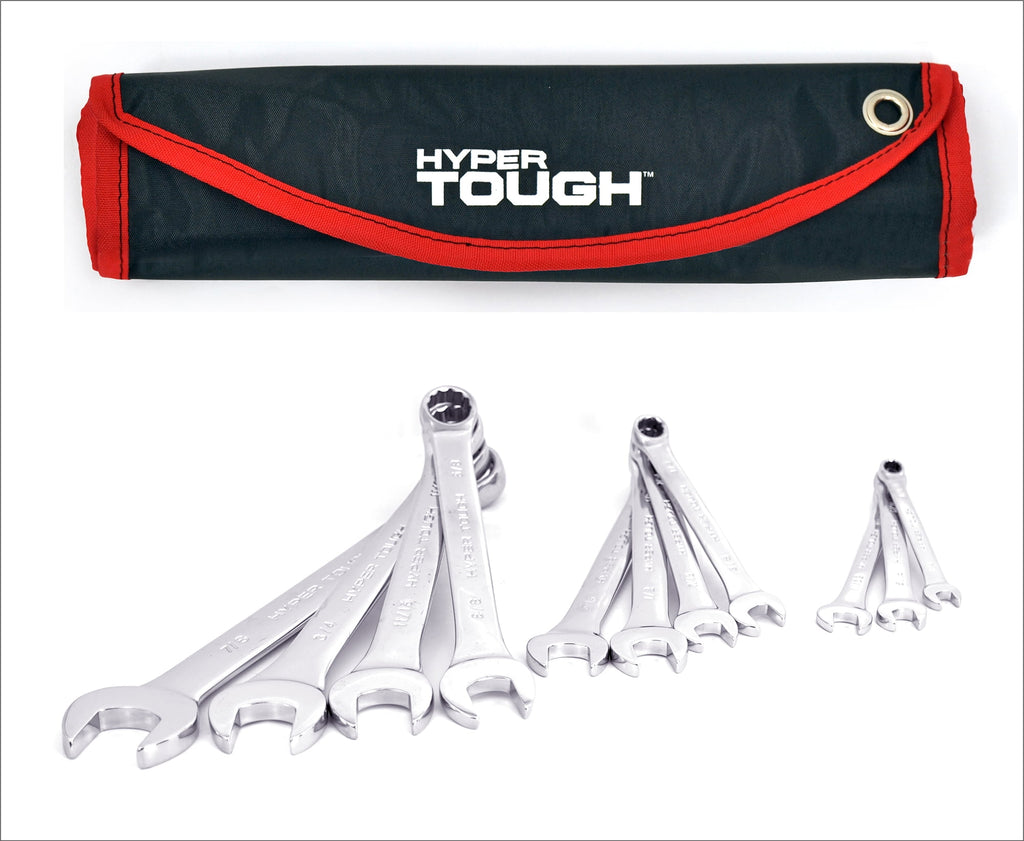 11-Piece SAE Combination Wrench Tool Set, Hand Tools