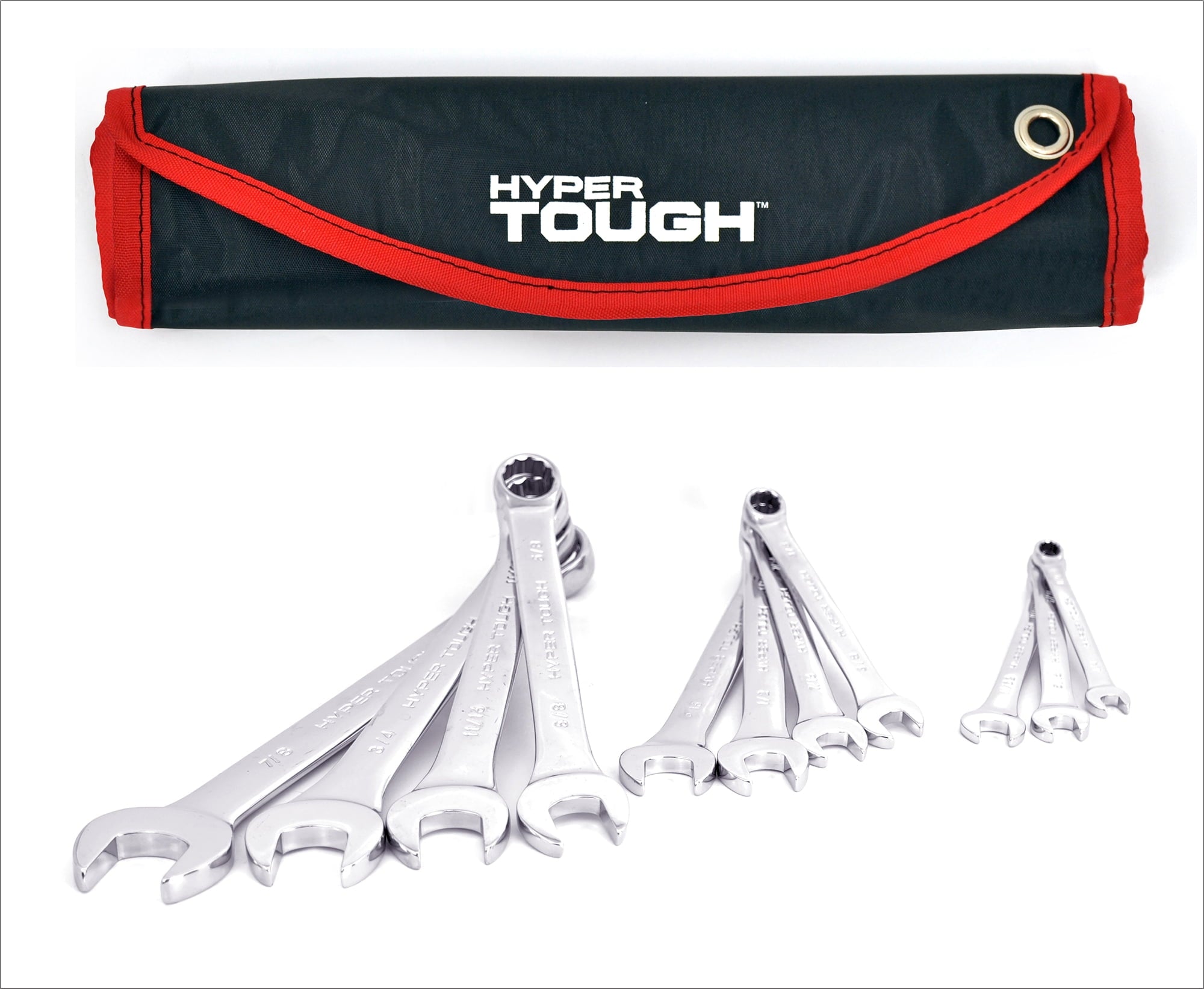 11-Piece SAE Combination Wrench Tool Set, Hand Tools
