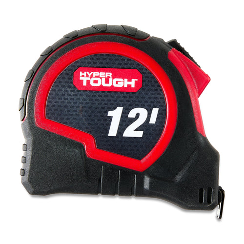Hyper Tough 12ft. Self Lock Steel Tape Measure