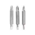 3-Pack 2 inch Double End Phillips Screwdriver Bits Set, Steel Material