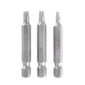 3 pack 2-Inch Star Drive Screwdriver Bits Set, Steel