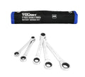 5-Piece Metric Double End Ratchet Wrench Tool Set, Hand Tools