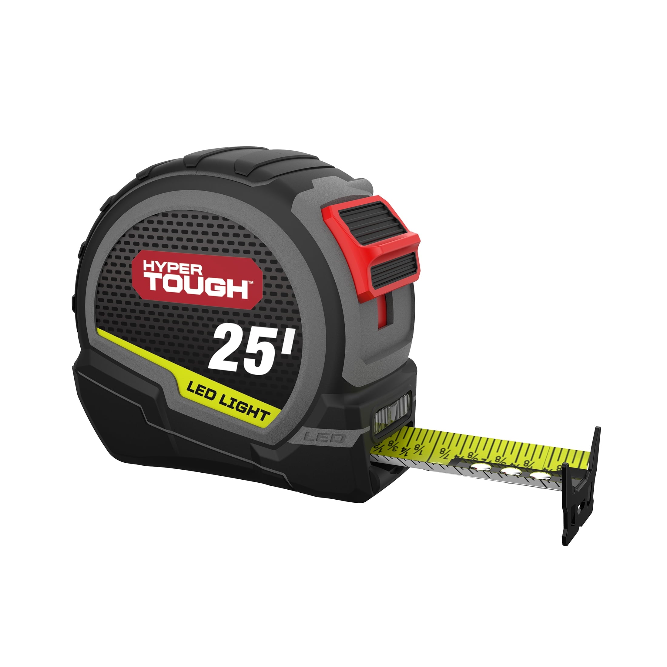 Hyper Tough 25ft. LED Tape Measure