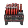 INTERTOOL 114-Piece Magnetic Screwdriver Set with Organizer VT08-3372