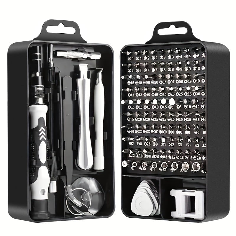 115 in 1 Precision Screwdriver Set with Torx & Tri-wing Bits - Mini Repair Tool Kit for Electronics, iPhone, MacBook,...