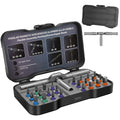 24 in 1 Magnetic Screwdriver, Ratchet Screwdriver Set, Multi Bit Drive Set with Detachable Ratchet Handle, Tool Kit f...