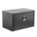 30 Inch Aluminum Underbody Truck Tool Box Heavy Duty Underbed Toolbox Tool Storage Organizer Chest With Lock And Keys...