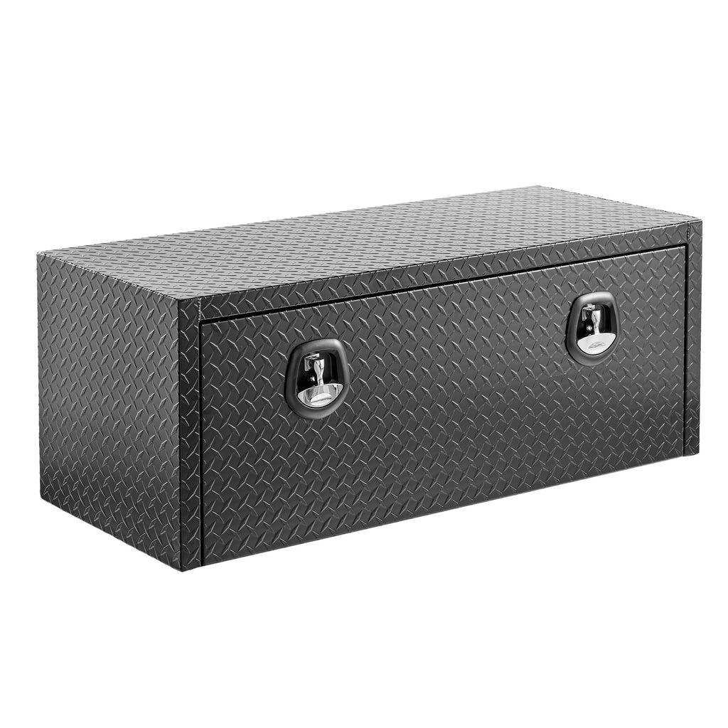 Aluminum Underbody Truck Tool Box Heavy Duty Underbed Toolbox Tool Storage Organizer Chest With Lock And Keys, Waterp...