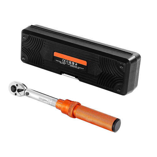KFFKFF 1/4-Inch Drive Click Torque Wrench Set, 20-200 lbf-in/2.3-22.6 N.m, Dual-Direction with Dual Range Scales, 72-Tooth, 3% Accuracy, Inc