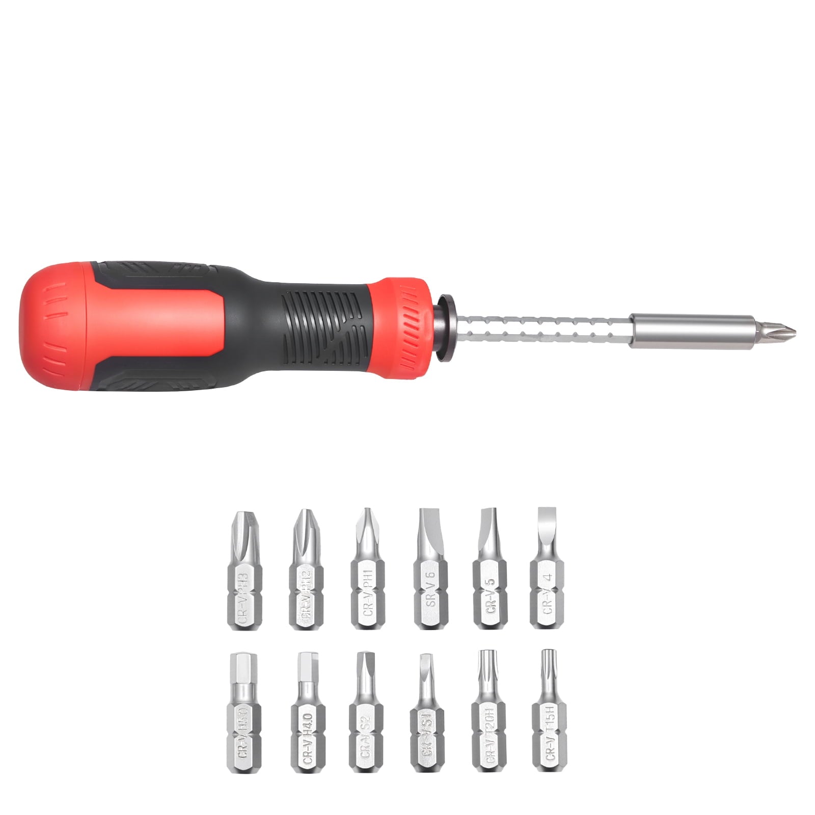 13-in-1 Magnetic Screwdriver Set with Multi Bits, Includes Phillips, Flat Head, Torx, and Square Bits, Ideal for Repa...