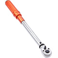 Adjustable 1/2-inch Drive Torque Wrench, 10-150 ft.lb/14-204 Nm, Dual-Direction Click Wrench Set with Dual Range Scal...