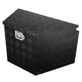 Aluminum Alloy Diamond Plate Trailer Tongue Tool Box, Durable Storage Chest with Lock and Keys, Utility Box for Picku...