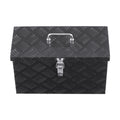 Durable Aluminum Truck Bed Tool Box, Textured Storage Box with Side and Top Handles, Organizer Chest for Trailers, Pi...