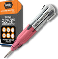 Kelvin Retractor Mini Precision Screwdriver Set, 6 in 1 Upgraded Retract-A-Bit Screwdriver, Multi Screwdriver Tool All in One for Glasses, E