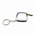 Keychain Tape Measure 2 Meters Small Steel Tape Measure Pocket Size Retractable Measuring Tape for Indoor Outdoor Use