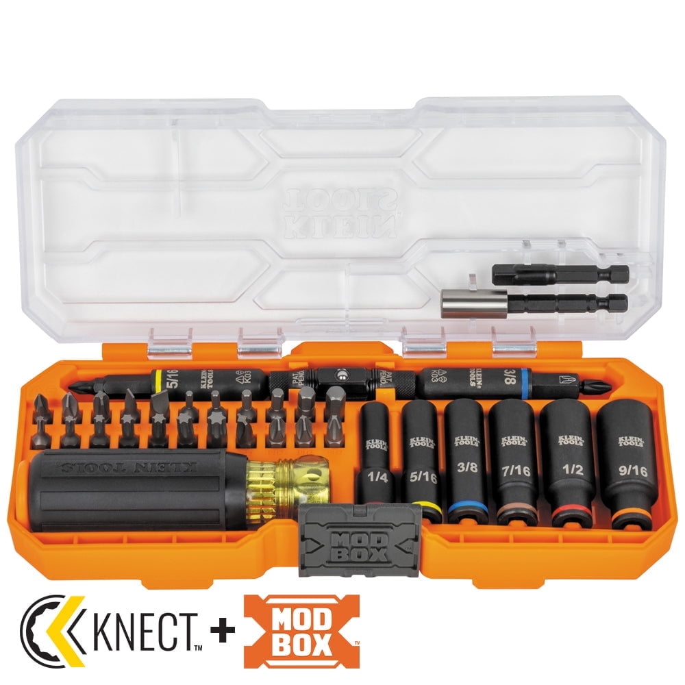 Klein Tools 32502HD KNECT Impact-Rated Screwdriver and Socket Set with