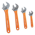 Extra-Capacity Adjustable Wrench Set 4Pc
