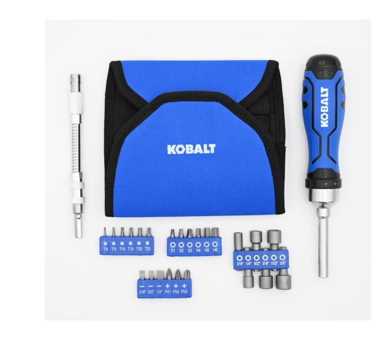 27-Piece Ratcheting Multi-bit Screwdriver Set