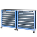 Cabinet,7 Drawer Chest and 5 Drawer Chest for Cected Use,Rolling Chest with 360 Brake Wheels and Padded Feet