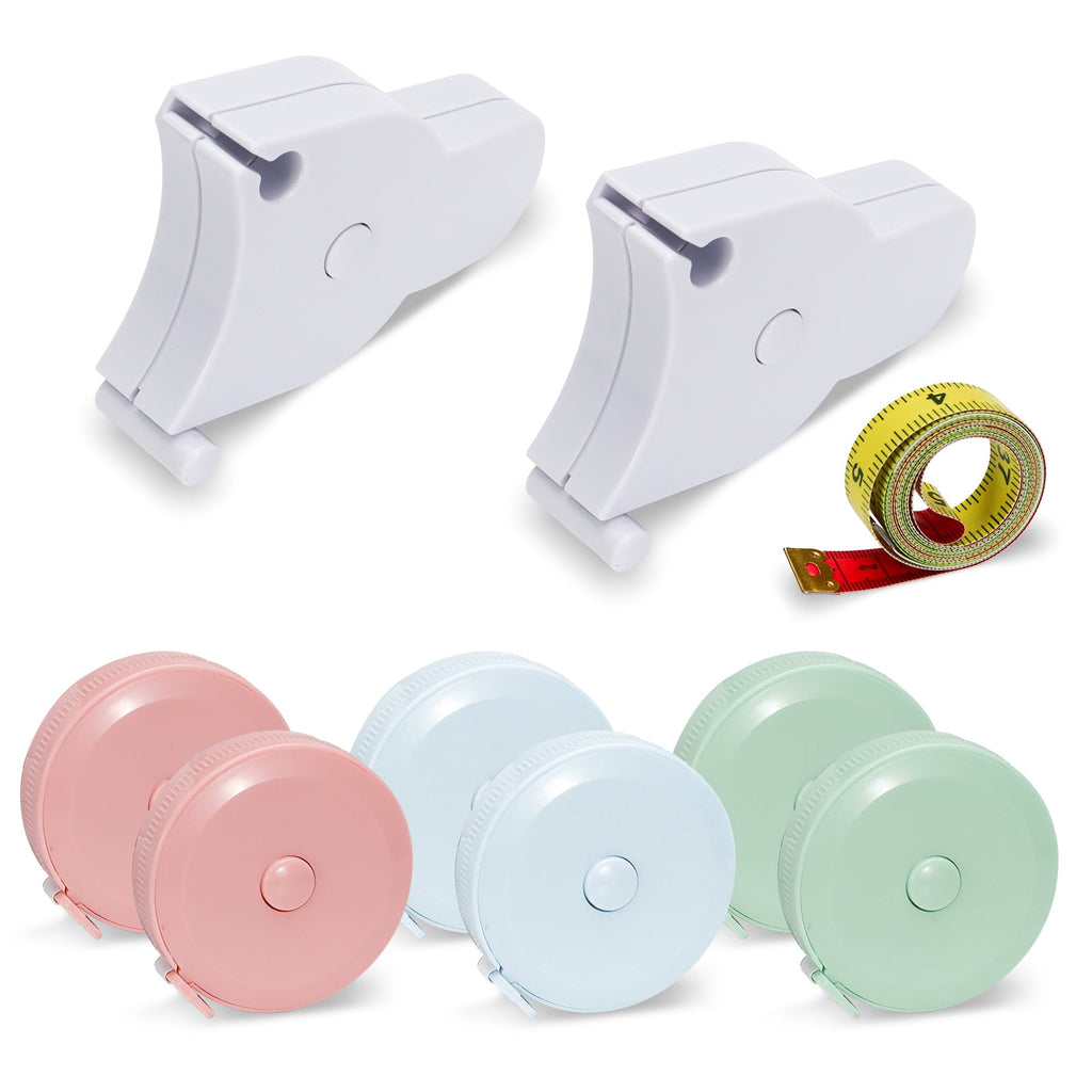 9pcs Tape Measure Body Measuring Tape, Soft Retractable Measurement Tape for Body Fabric Cloth Sewing Tailor Clothing...