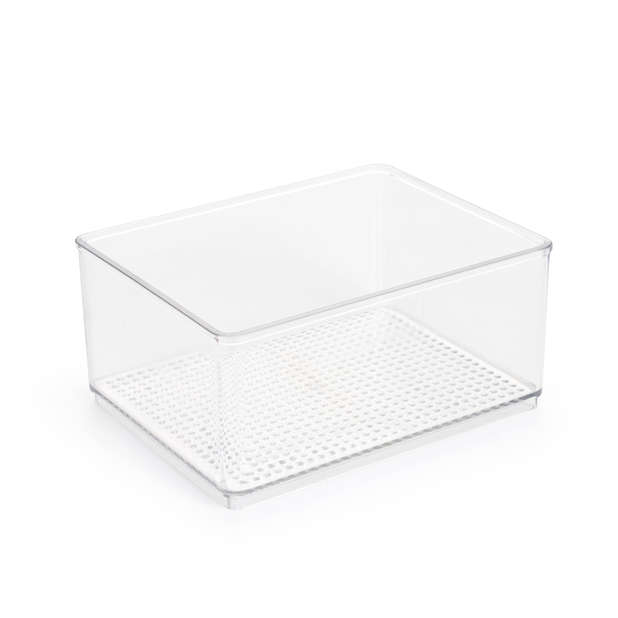 Clear Plastic Organizer Bin for Bathroom