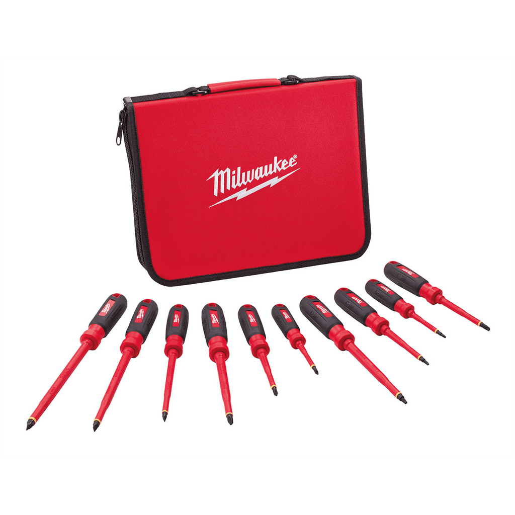 Tool 10 PC 1000V Insulated Screwdriver Set w/ EVA Foam Case