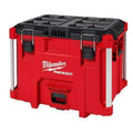 Tool PACKOUT XL Tool Box, Impact-Resistant, Polymer, Black/Red, 22 in W x 16 in D x 19 in H