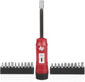 10573B 1/4 Torque Screwdriver Set, 20 Hex Bits, 10 to 50 In-Lbs, Long Shank Screwdriver Torque Wrench, Adjustable Inc...