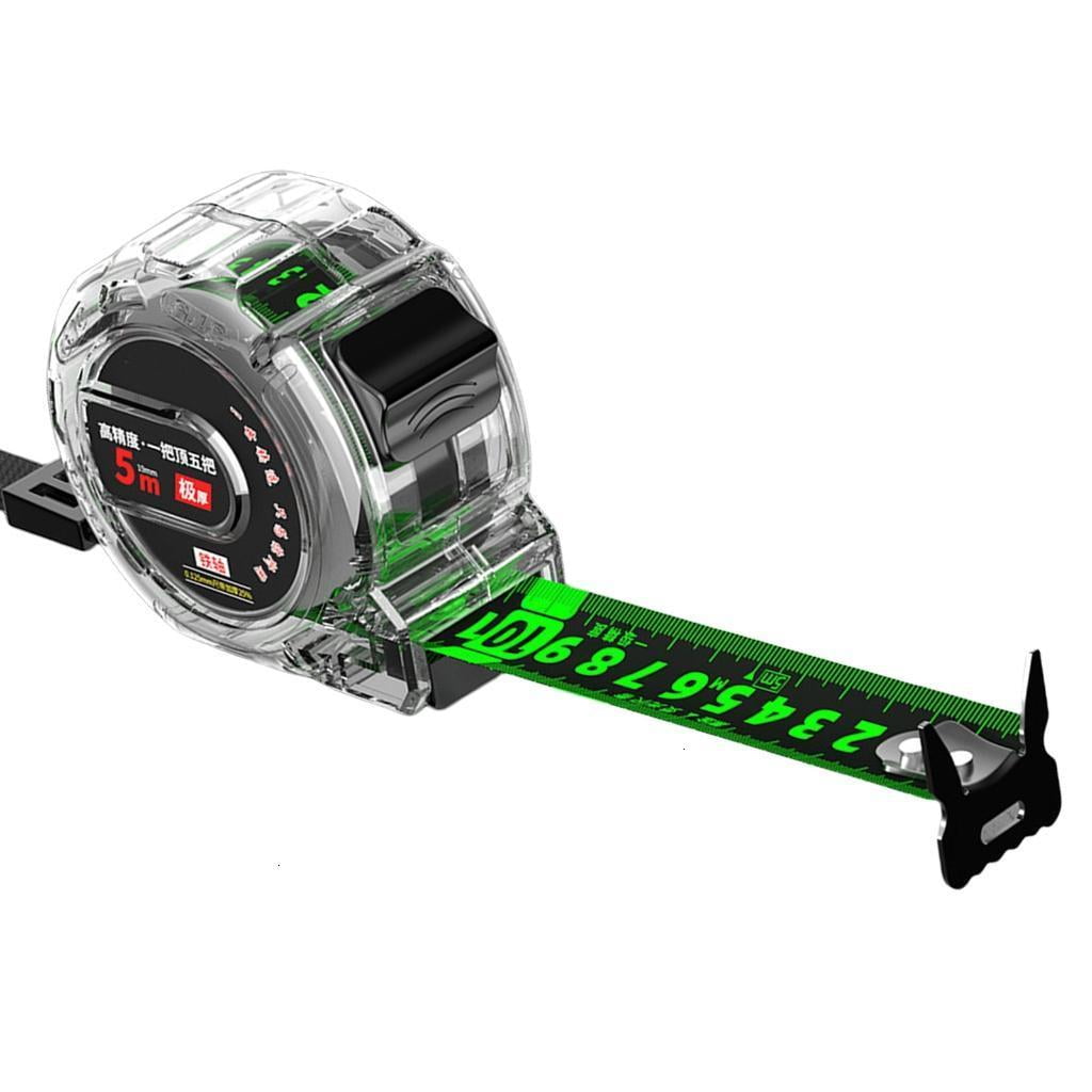 Tape Measure Black Fluorescent Tape Measure High Precisions Tape Measure Tool