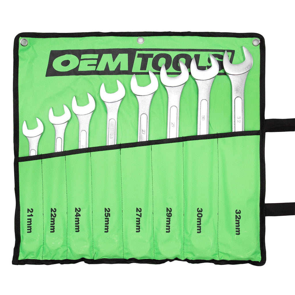 8 Piece Jumbo Combination Wrench Set (21 mm - 32 mm)