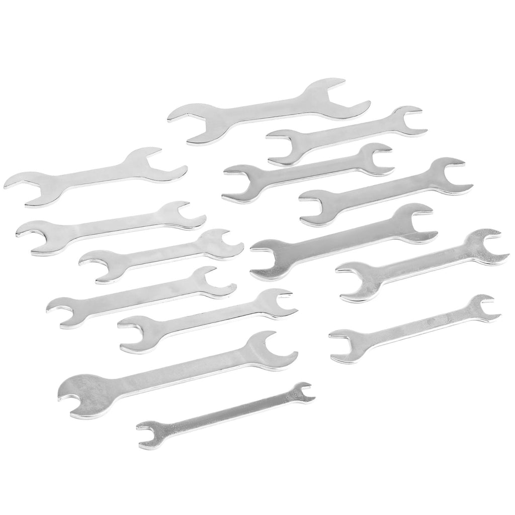 Set, 14-Sizes Bike Set, Dual Head Design, Heavy Duty Steel Made, 1/4" to 1-1/16" 5.5mm to 24mm