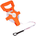 Open Reel Tape Measure, 30m/98ft Extra Long Standard & Metric Industrial Measuring Tape, Dual Sided Measuring Wheel f...