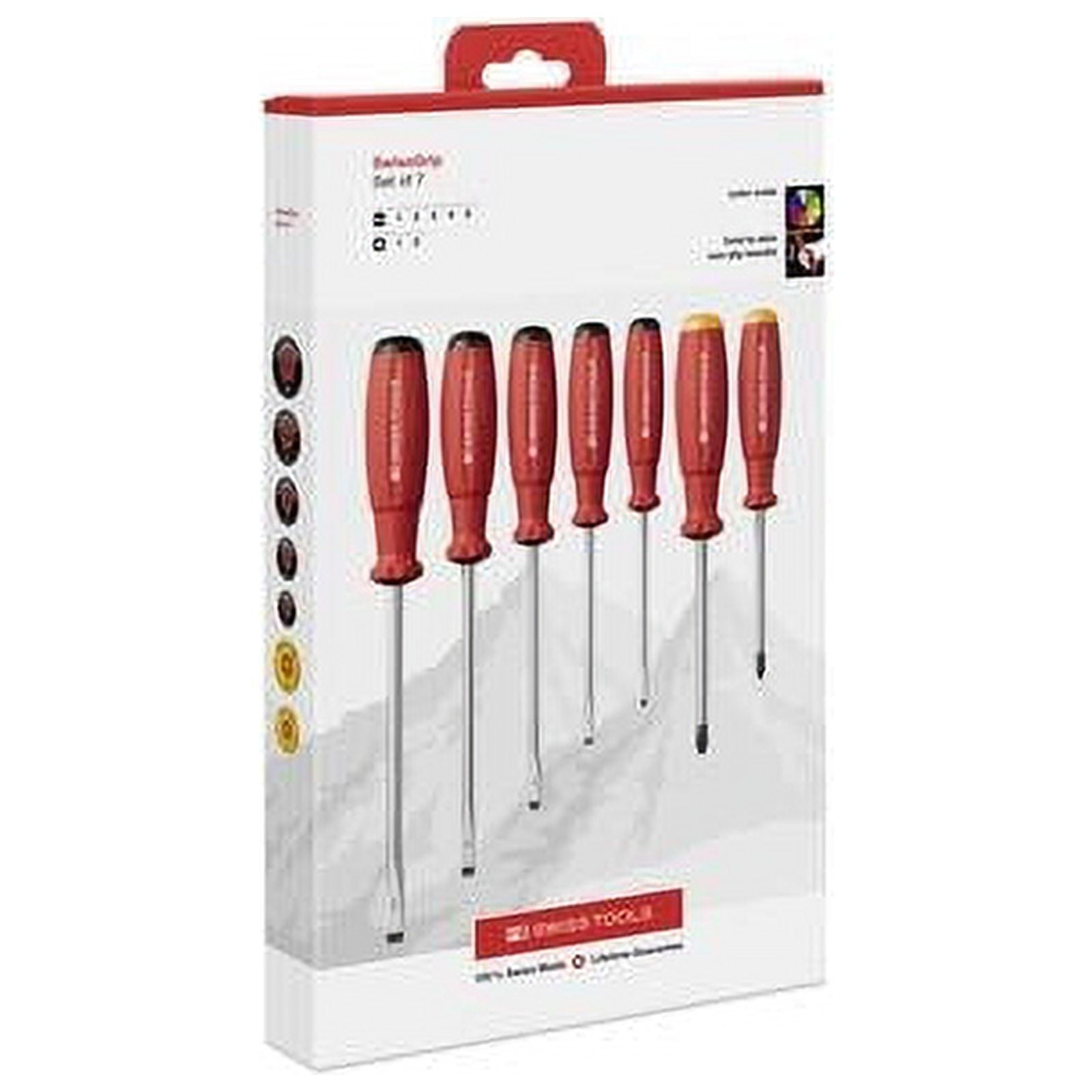 PB Swiss Tools PB 8250.CBB SwissGrip screwdriver set in a high-quality