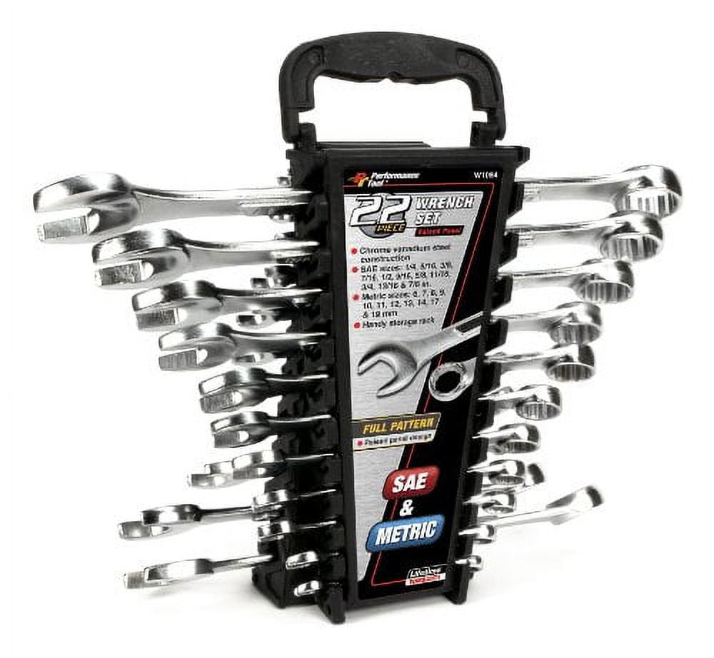 W1084 22pc Combination Wrench Set