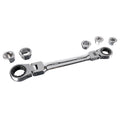 W30649 Flex Head Ratcheting Wrench Set - 7 Piece Metric, Low Profile, 72 Tooth, with Reusable Storage Case