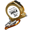Pocket Sized Retractable Measuring Tape 3Meter Steel Scale Tape Measure Carabiner Mount Lightweight ABS Construction