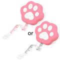 Portable Cartoon Body Measure Tape Lovely Kitten Paw-like Measuring Tape with Lock Pin/Push Button Mini Measuring Tape