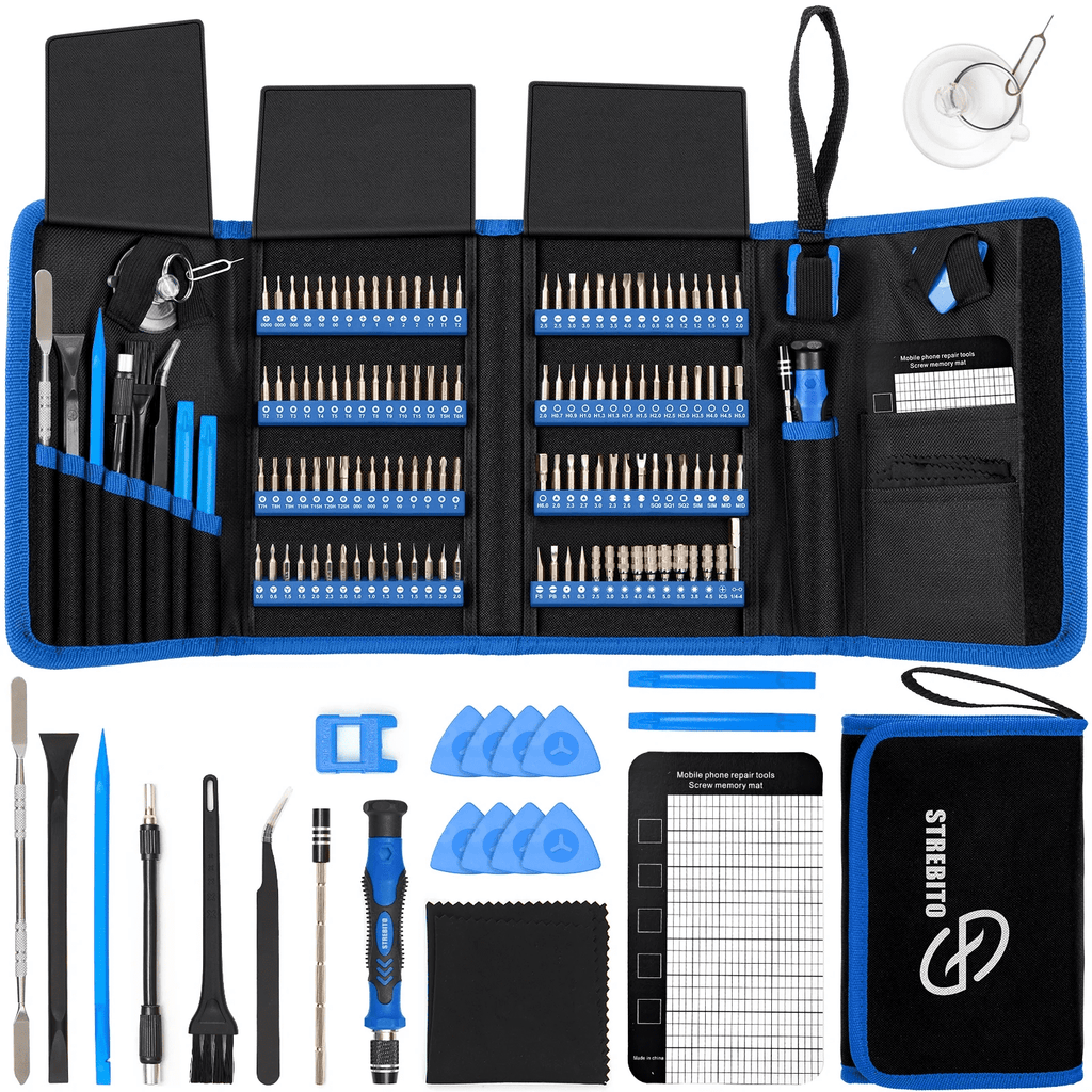Precision Screwdriver Sets  142-Piece Electronics Precision Screwdriver with 120 Bits Magnetic Repair Tool Kit for iPhone, Computer,Househol