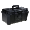 Reinforced Container Essential Tool Box with Secure Compartments Reinforced Mechanic Tool Chest Lockable Case for Repair