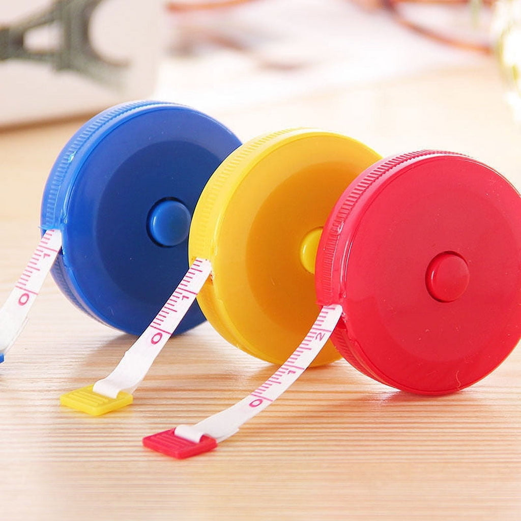 60 Inch | Compact Portable Ruler Tool | Dual-Sided Inch & Centimeter Scale | 150cm Length | Random Color | For Sewing...