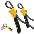 Set, Oil Filter es with Max Diameter 4" & 6", Adjustable for Joints Shower Heads Faucets, Jar Opener Pipe for Plumber...